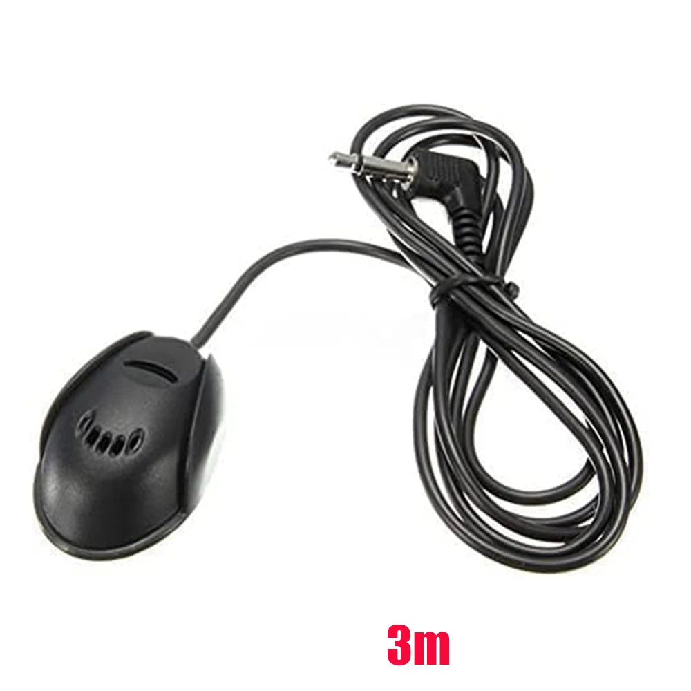 Car stereo external mic accessory