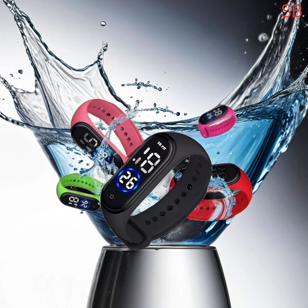 Waterproof M4 Touch Led Digital Watch For Men Fashion - All Colors Available