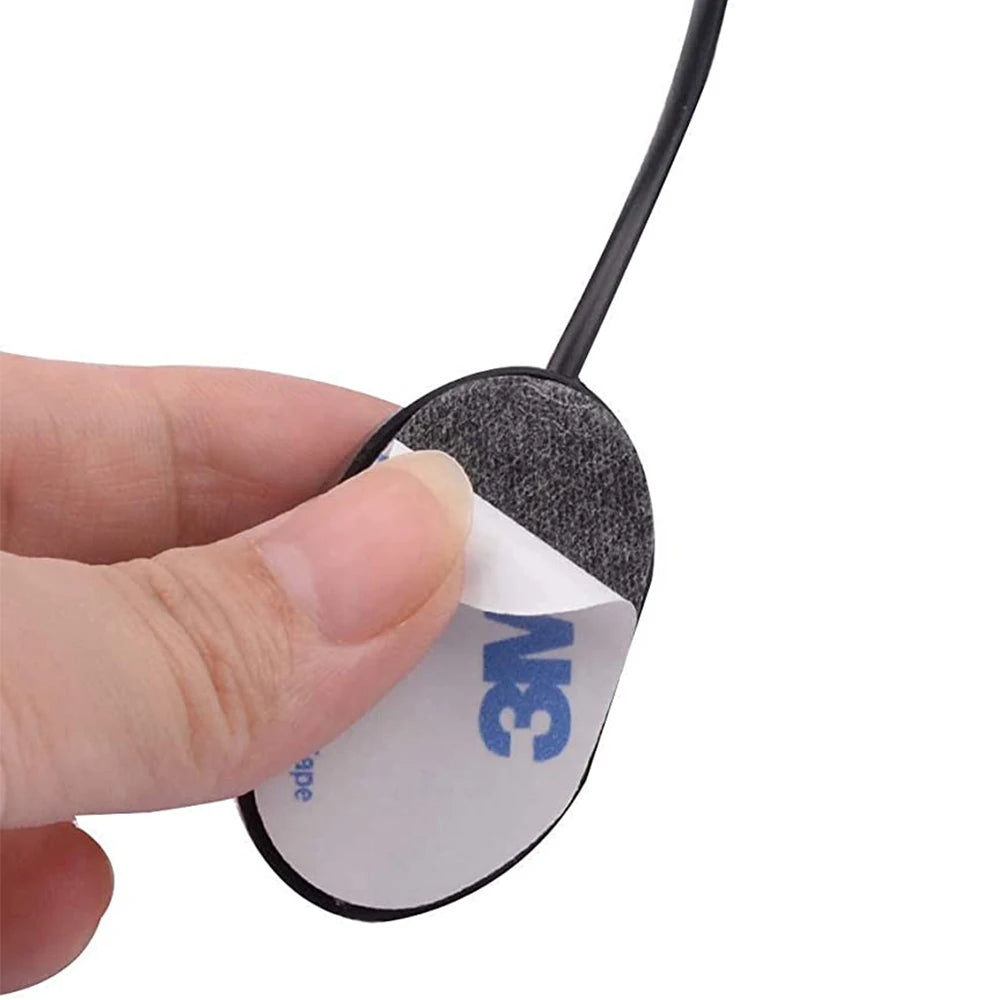 Car stereo external mic accessory