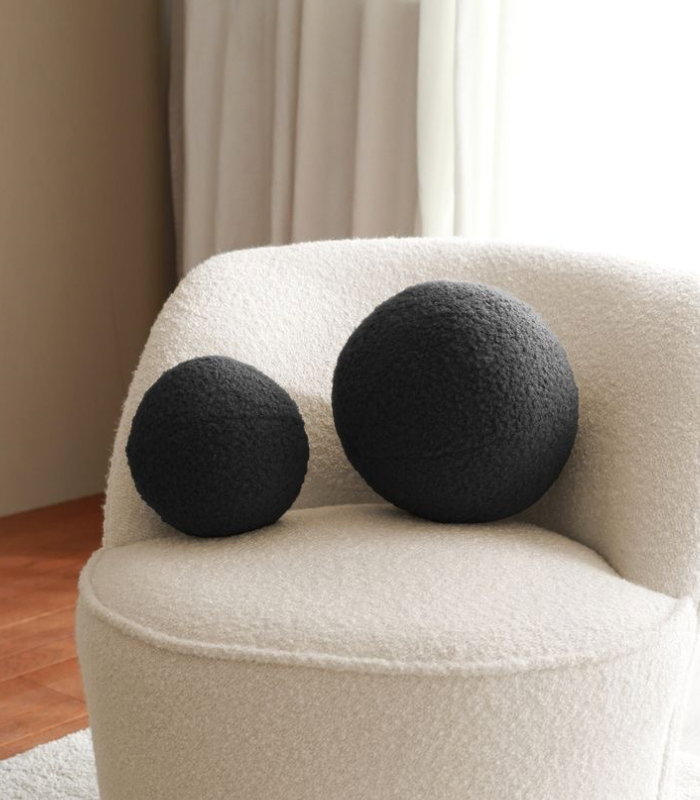 Circular Ball Cushion Sphere Shaped Throw Pillow