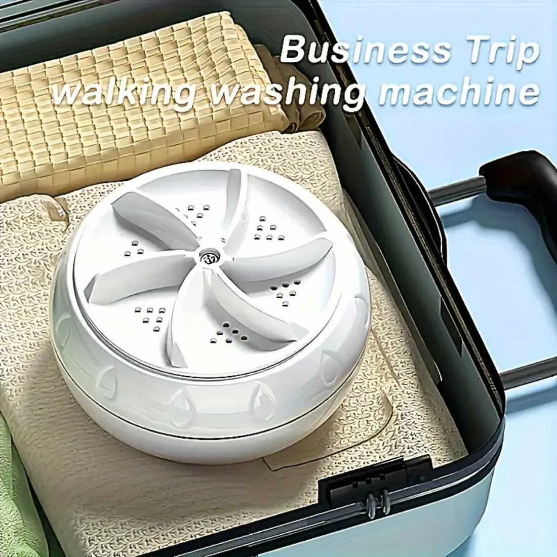 MPORTED Portable Turbine Ultrasonic Washing Machine