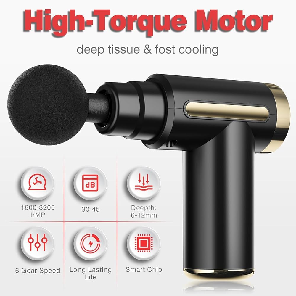 Ultra-Quiet Portable Massage Gun