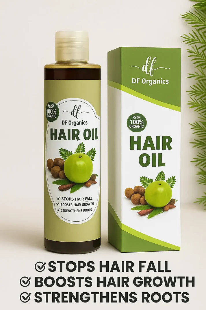 DF Organics Hair Oil – Anti Hair Fall & Hair Growth Oil
