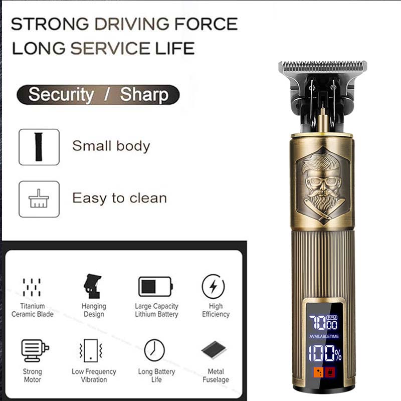 Professional Rechargeable Barber Hair Trimmer