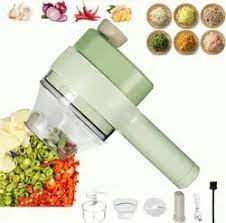 4 In 1 Handheld Rechargeable Vegetable Cutter Chopper