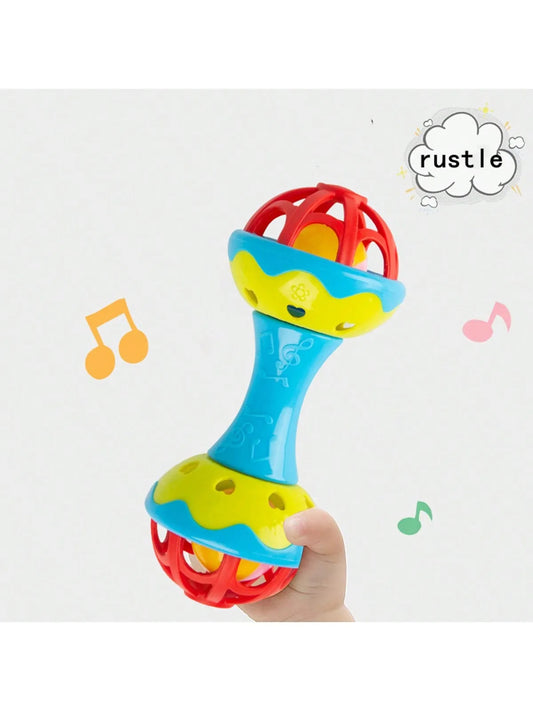 Toddler soothing double-headed rattle