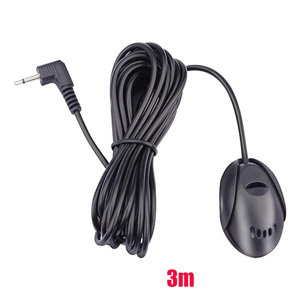 Car stereo external mic accessory