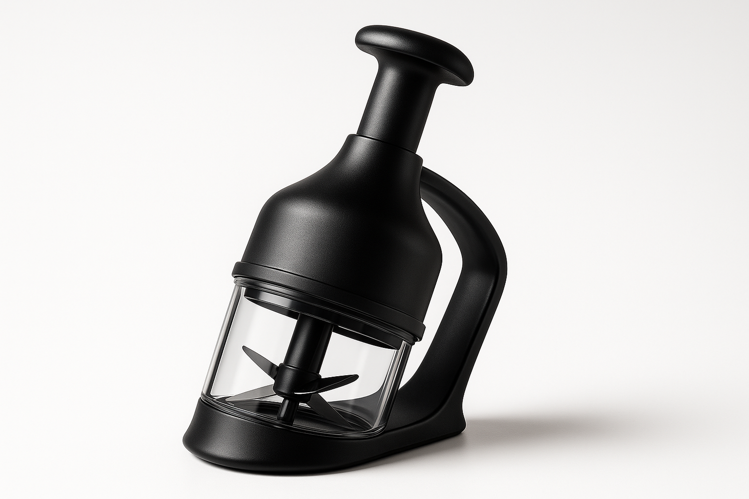 Multipurpose Hand Press Kitchen Chopper make primume pic in black